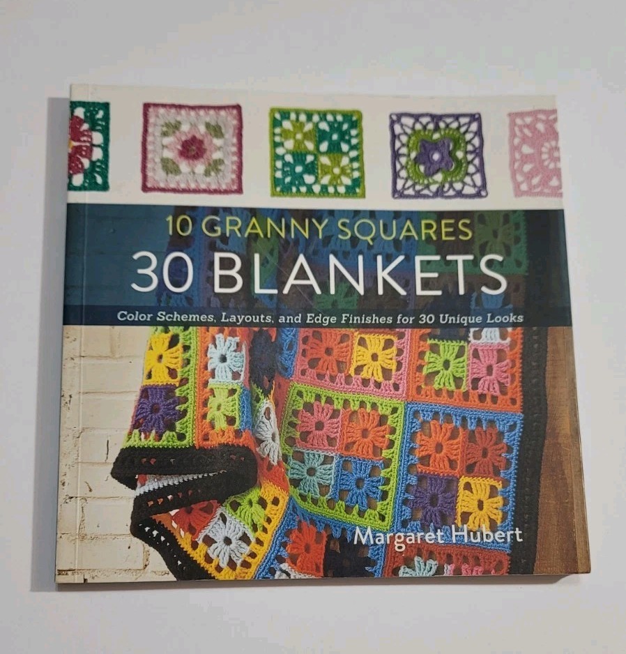 10 Granny Squares 30 Blankets By Margaret Hubert Crochet Grannycore Cottagecore