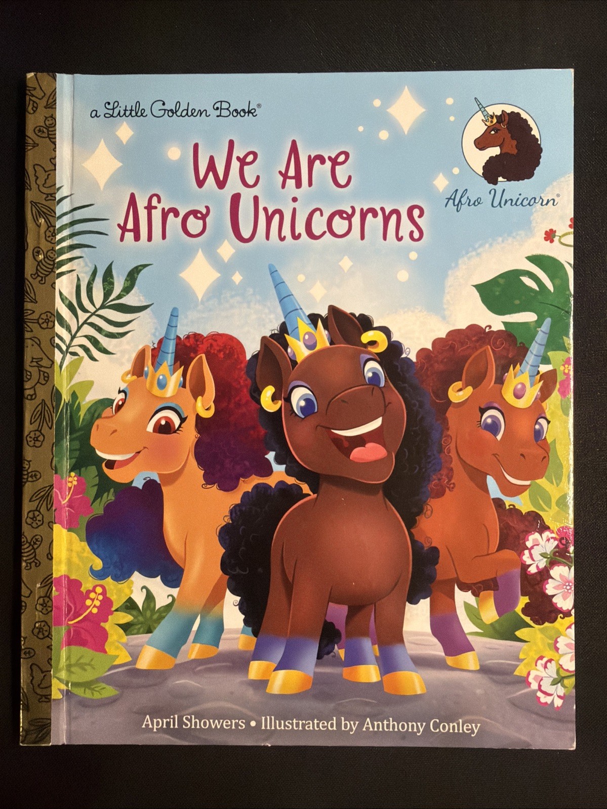 Vtg A Little Golden Book We Are Afro Unicorns #7834