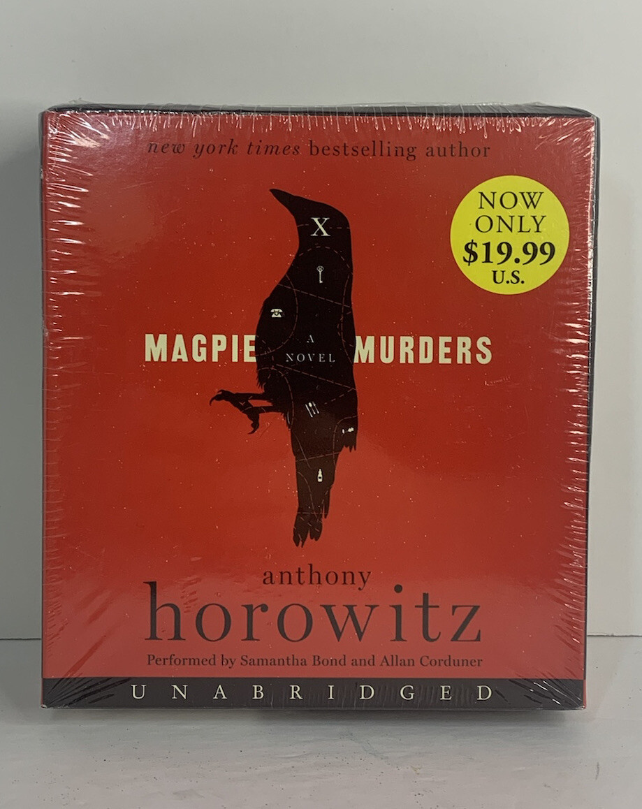 Magpie Murders by Anthony Horowitz: New Audiobook- (13 CD’s – Over 15 Hours)
