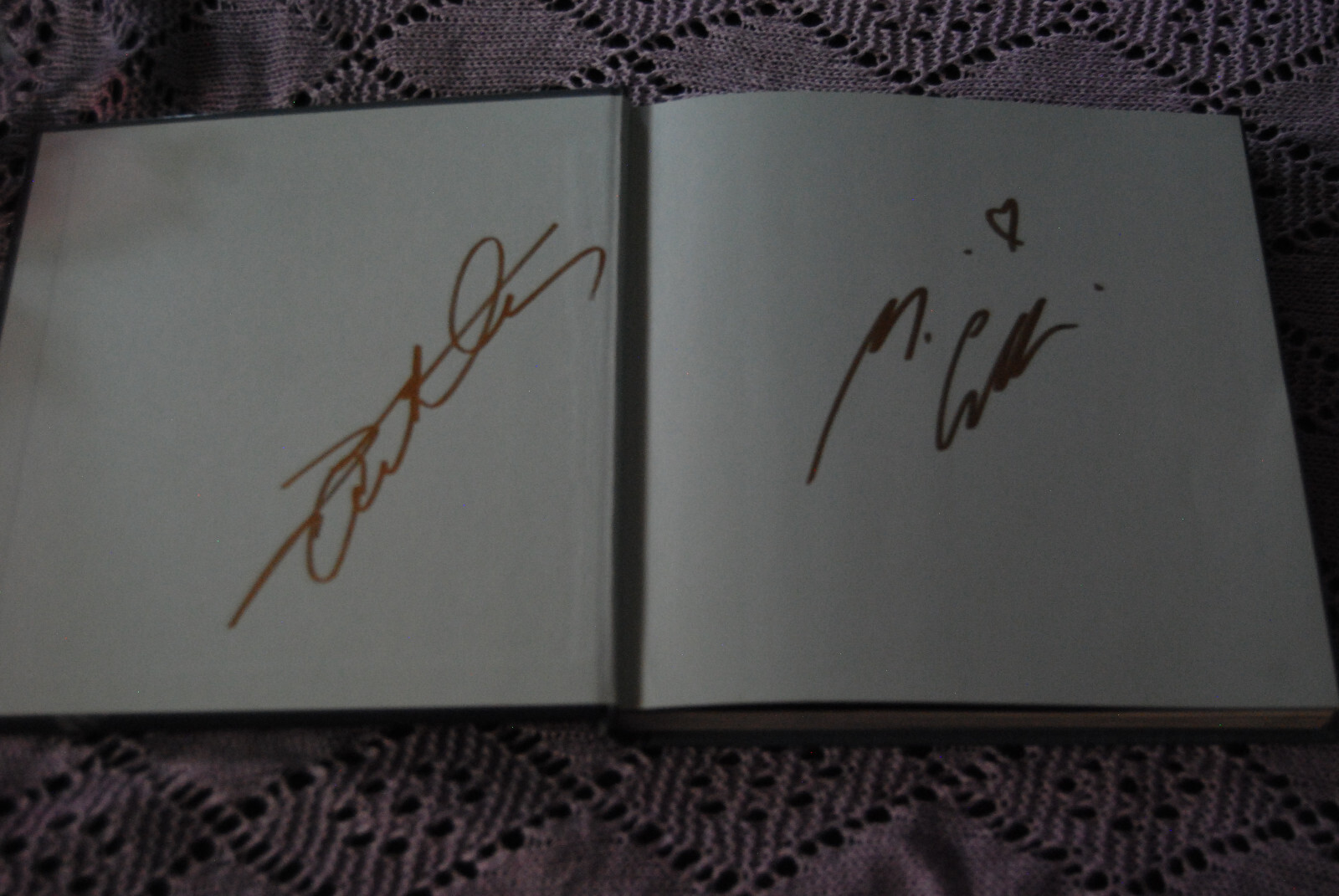 Jensen Ackles/Misha Collins Autograph in Beatles Book (For Destiel Shippers )
