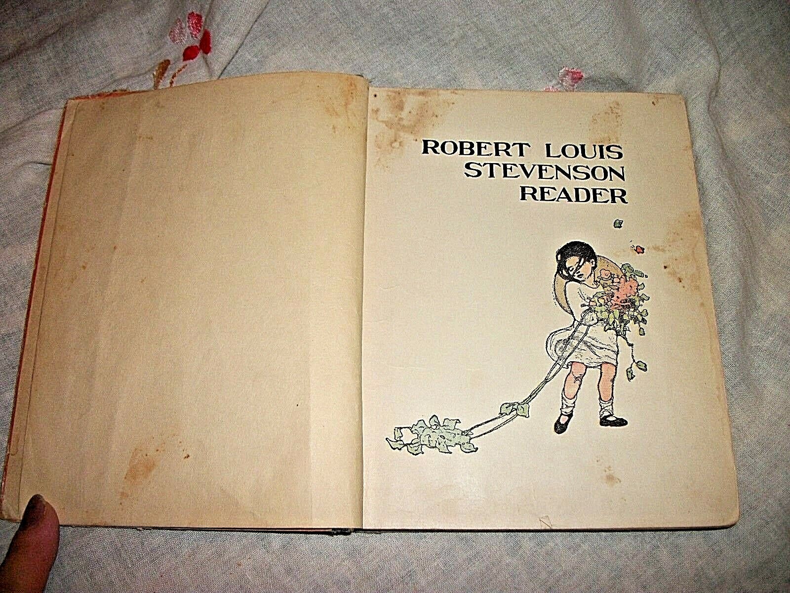 Robert Louis Stevenson Reader 1906 “J” Charles Schribner’s Sons
