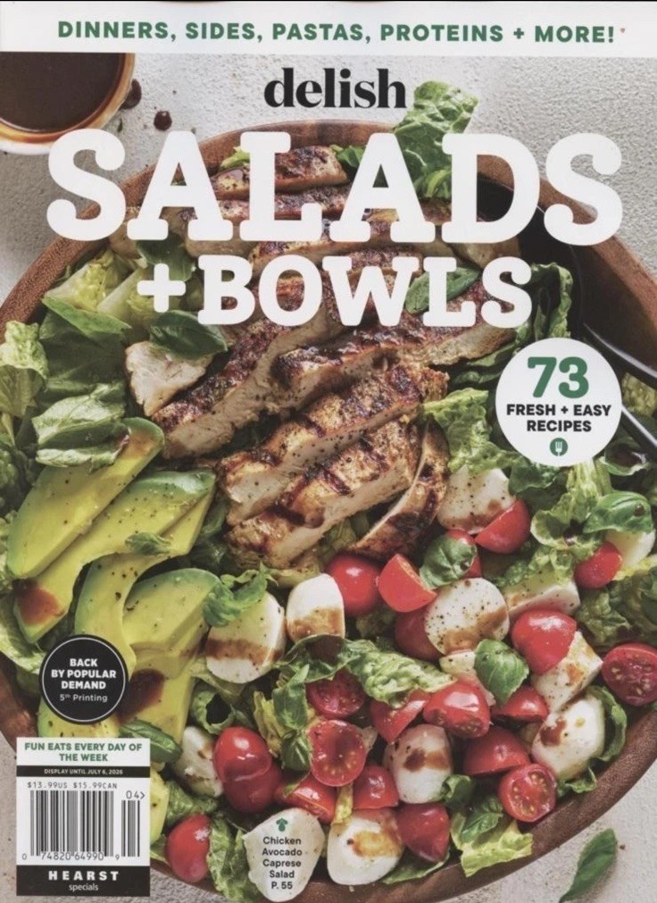 DELISH MAGAZINE | SALADS + BOWLS | HEARST SPECIALS 2026