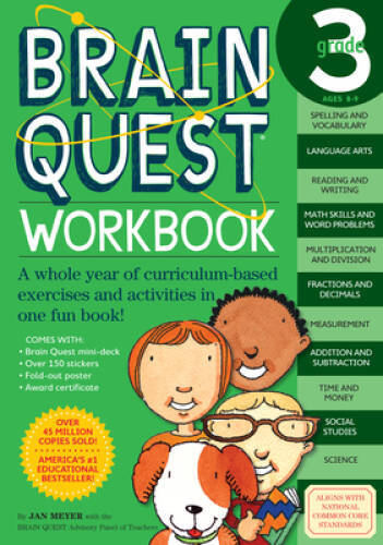 Brain Quest Workbook: Grade 3 – Paperback By Meyer, Janet A. – VERY GOOD