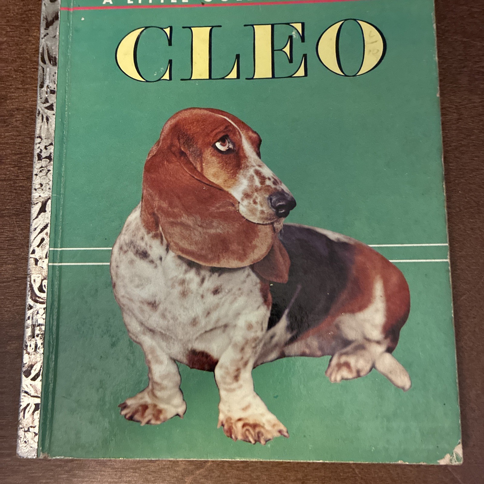 Vtg 1957 Golden Book CLEO Basset Hound Photo Story 1st Ed Vtg 1957 Acceptable