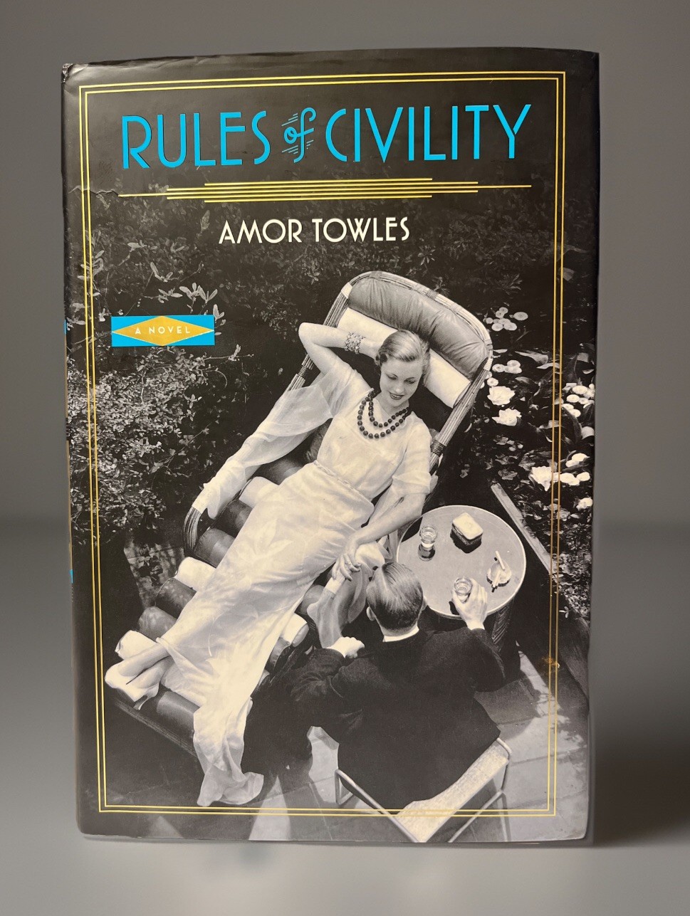 Rules of Civility SIGNED Amor Towles With Custom Artwork. VERY GOOD