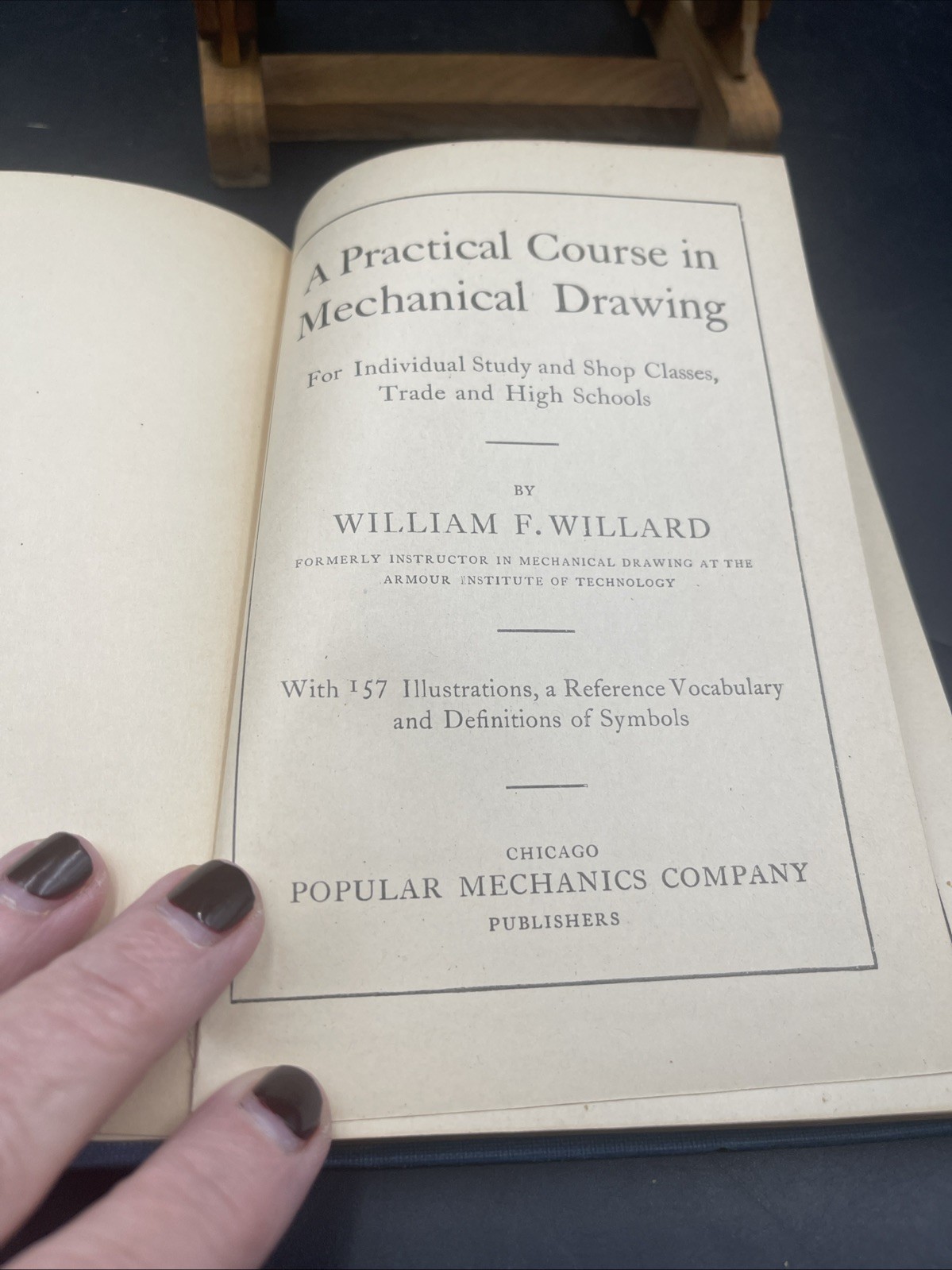 Popular Mechanics: A practical course in Mechanical Drawing by William Willard
