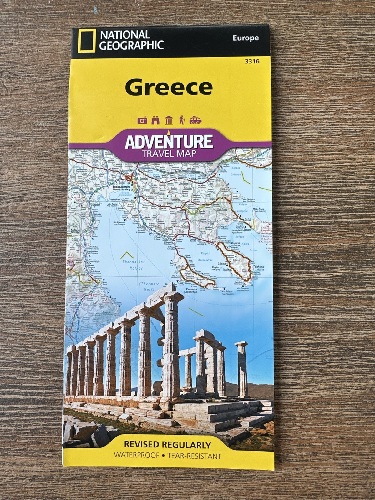 Greece Map : Adventure Maps by Nat Geo Nat Geo Maps (2022, Sheet Map, Folded)