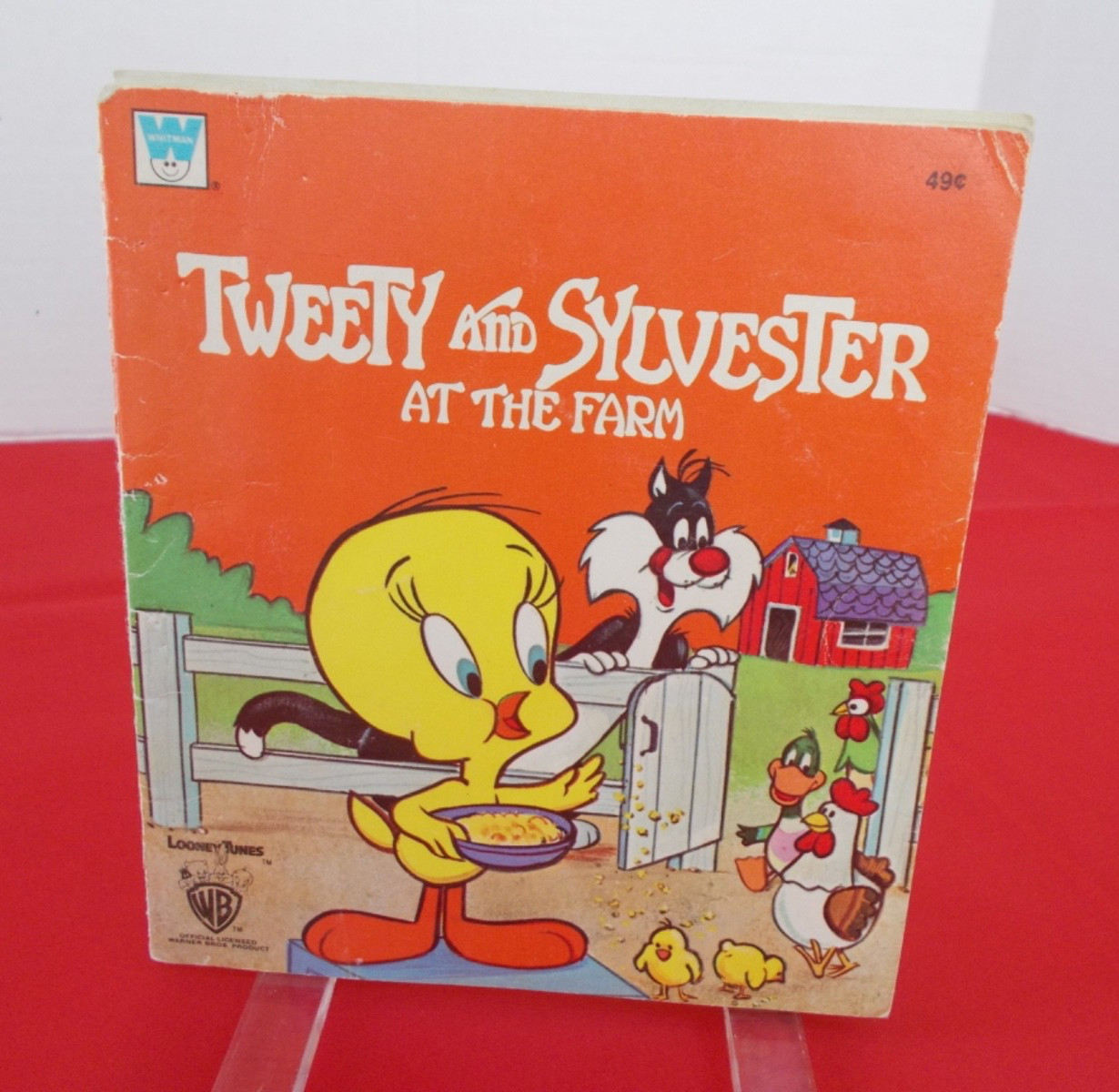 1978″Tweety & Sylvester At The Farm”Paperback-Whitman Pub. Co. By Cecily Hogan