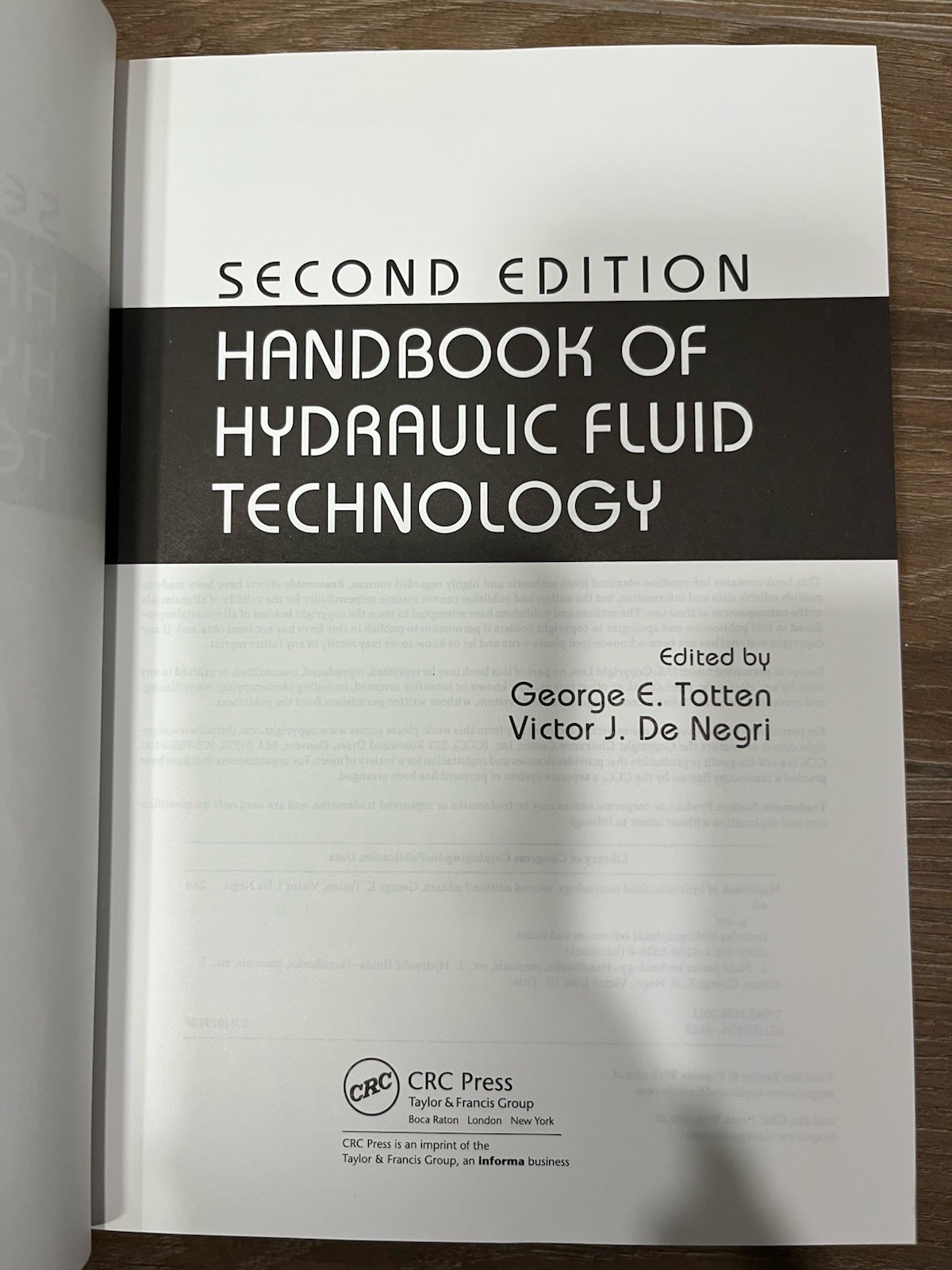Handbook of Hydraulic Fluid Technology, Second Edition by George E. Totten