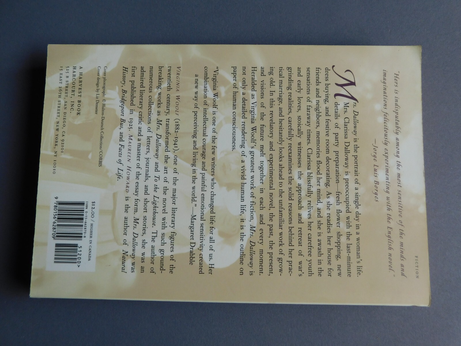 Mrs. Dalloway – by Virginia Woolf – 1981 paperback