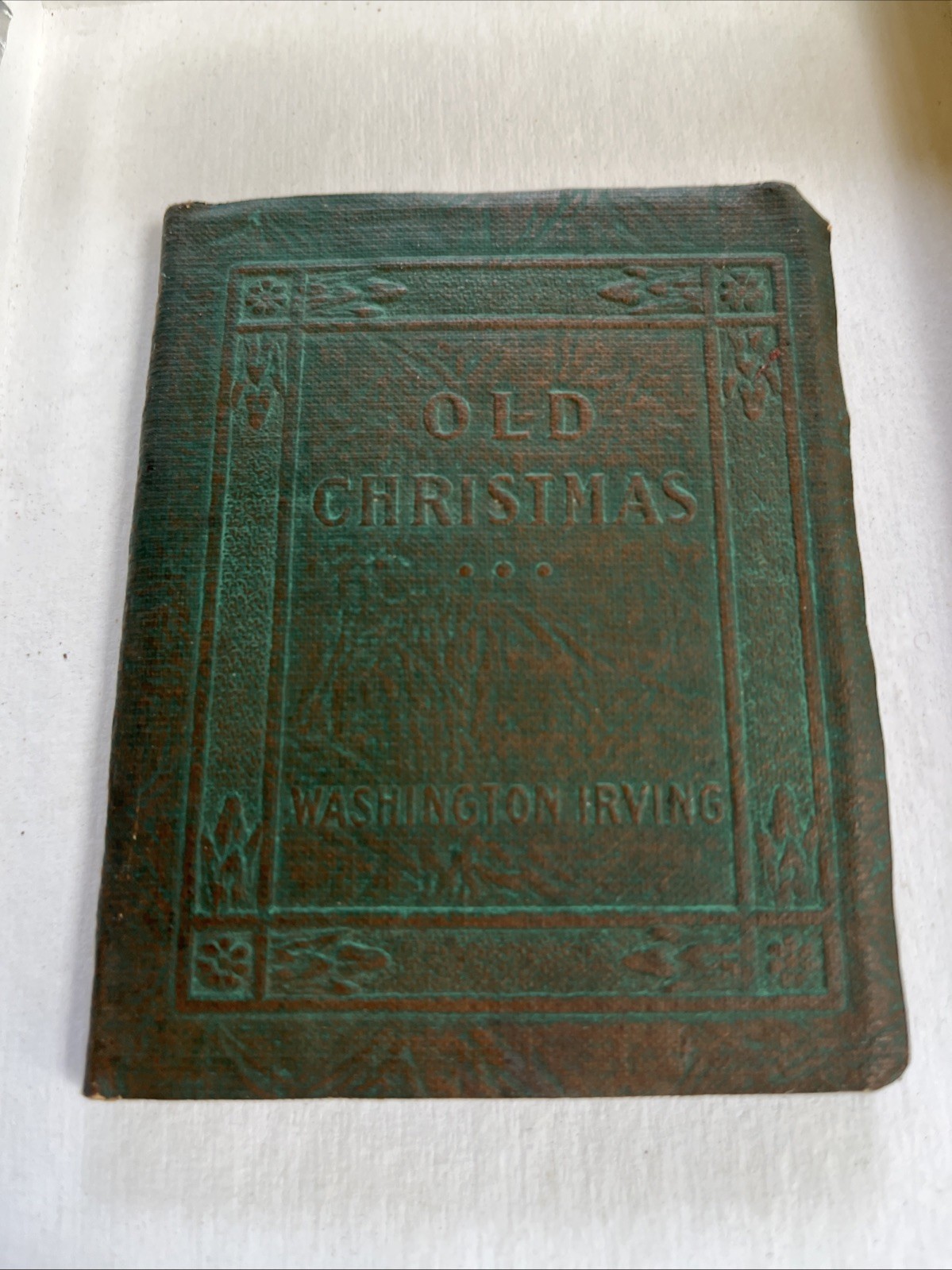 Vtg Little Leather Library Redcroft Edition: Old Christmas / Washington Irving