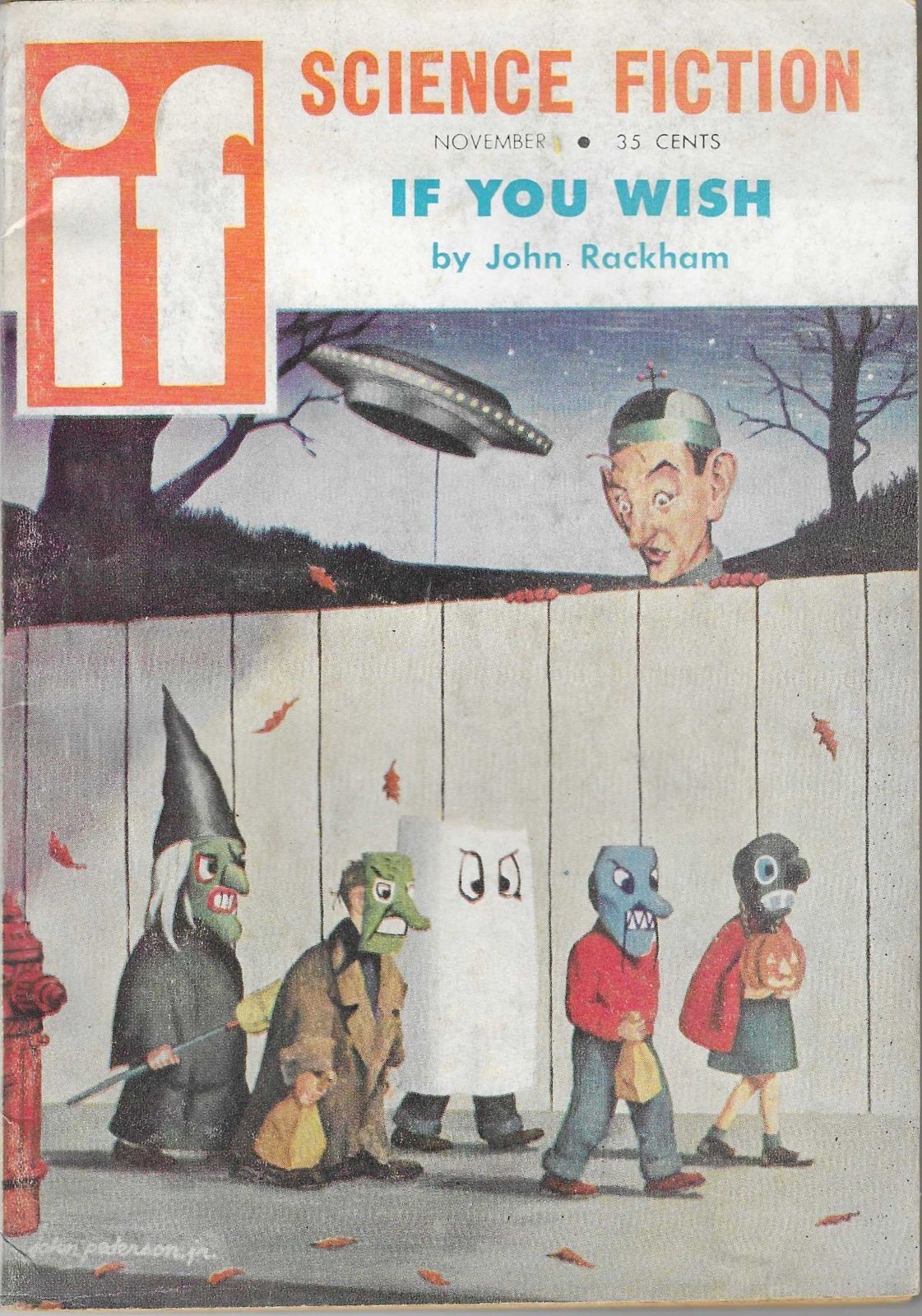 IF: WORLDS OF SCIENCE FICTION, NOVEMBER 1959, CLASSIC OLD SF DIGEST!!!