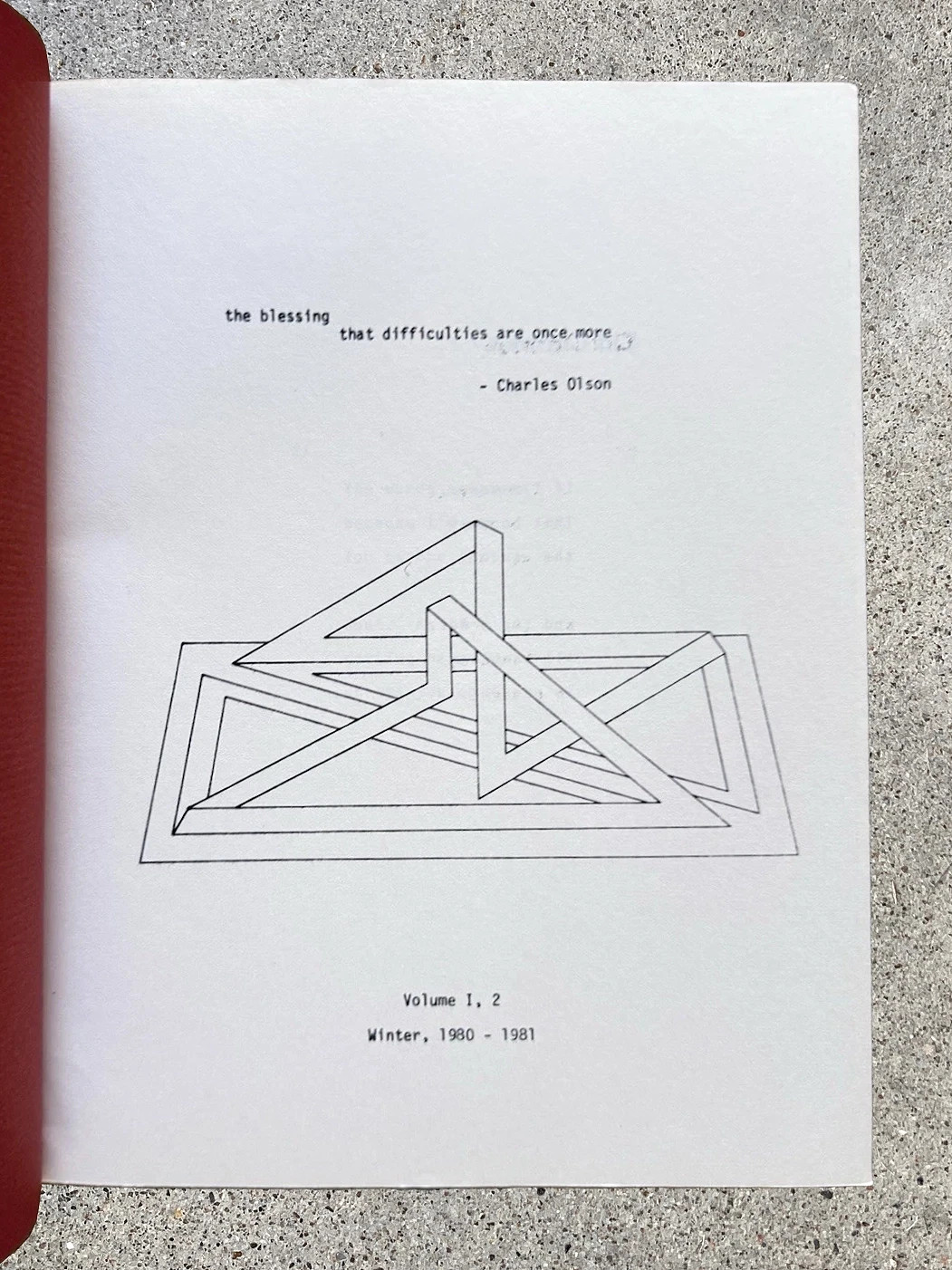 The Difficulties Vol 1.2 & 3.2 Susan Howe Issue | Language Poetry 1981/1989
