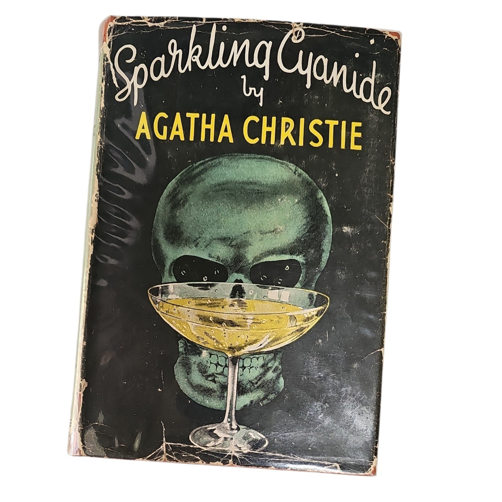 Agatha Christie-Sparkling Cyanide 1st UK EDT Collins Crime Club 1945 H/C D/J