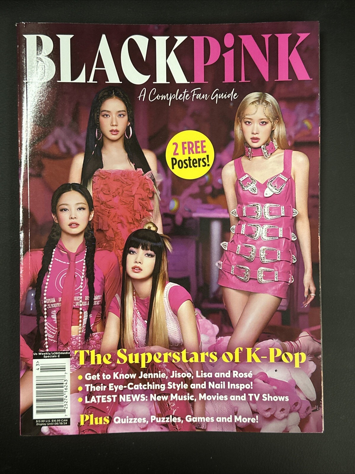 BLACK PINK A COMPLETE FAN GUIDE MAGAZINE A360 MEDIA 2024 guitar Music Life K Pop