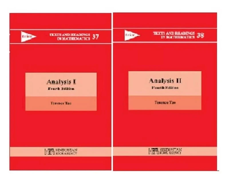 Analysis I + Analys II BY Terence Tao 4th ED -9788195196197+9788195196128
