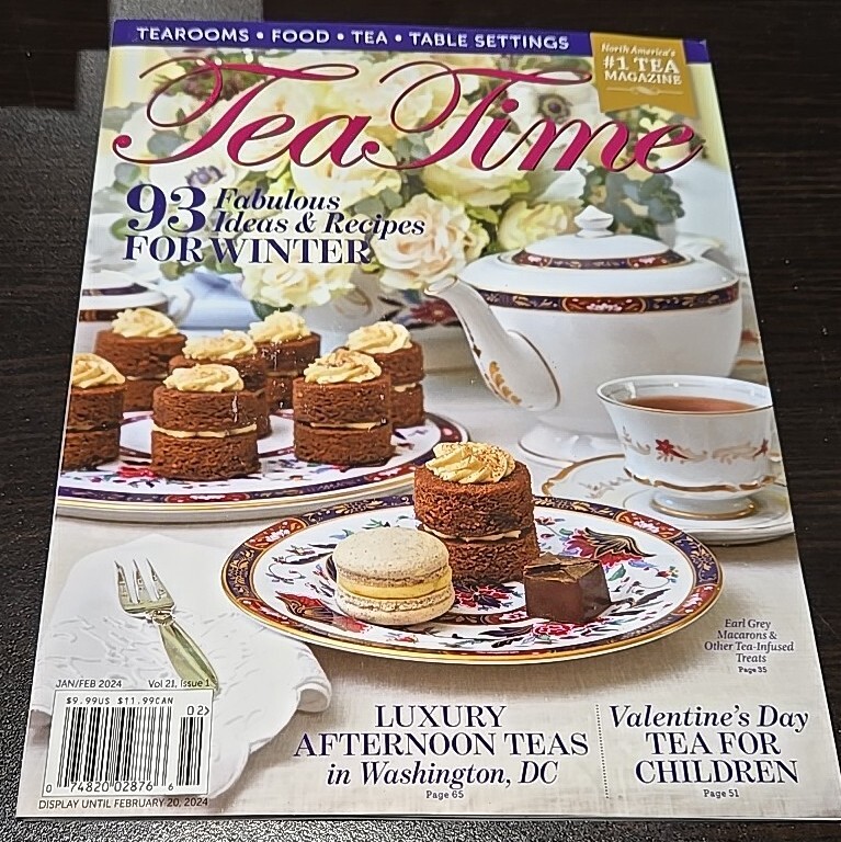 Tea Time Magazine January February 2024 Luxury Afternoon Teas