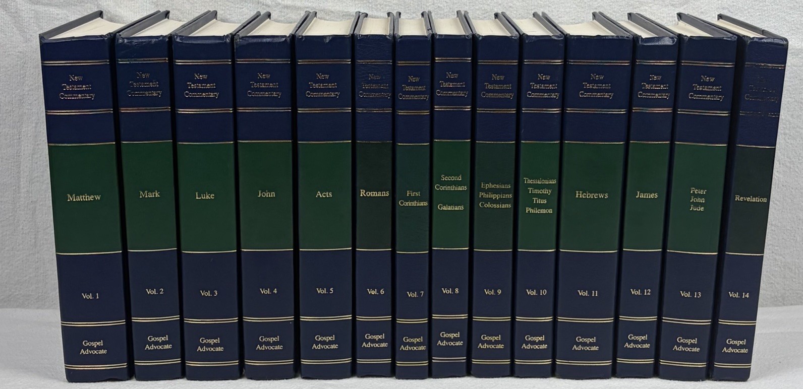 Gospel Advocate New Testament Commentary Set of 14 Hardcover Books