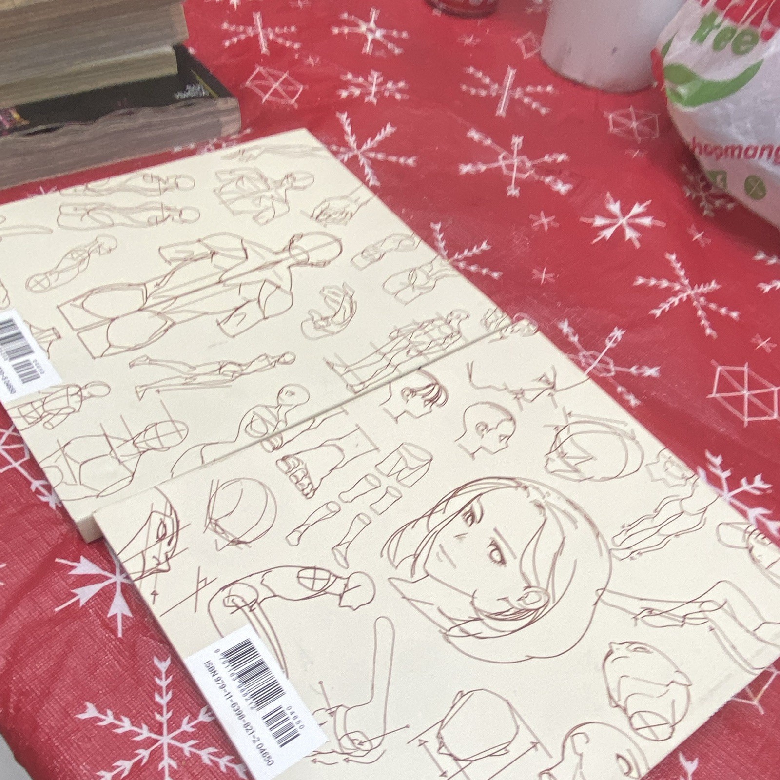 LEZHIN 포인트 캐릭터 드로잉 Study Guide Korean Art Drawing Book Set 2