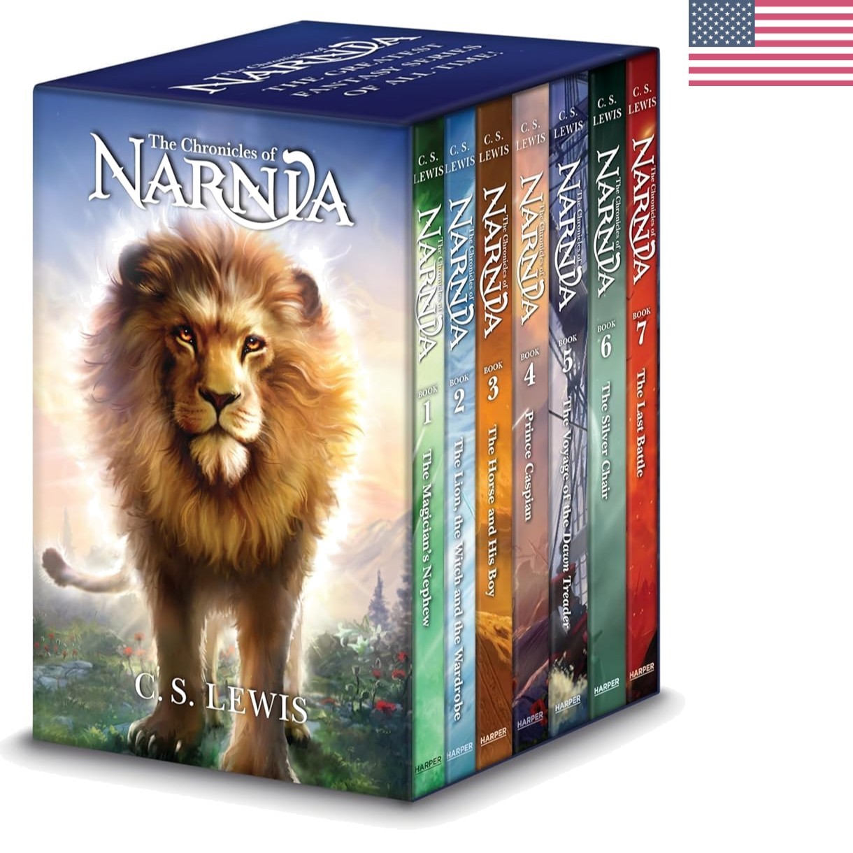 The Chronicles of Narnia – Box Set – 7 Hardcover Books – by: C.S. Lewis