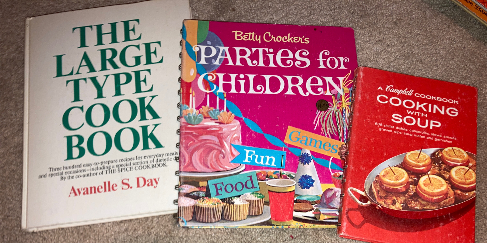 3 HB Vintage Cookbooks