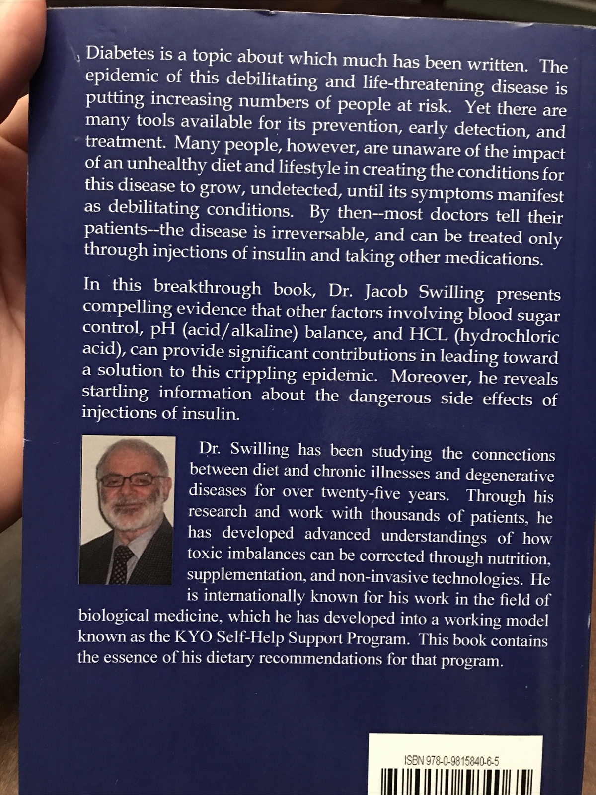 Diabetes : A Self-Help Solution by Ph D. Jacob Swilling (2013, Trade Paperback)