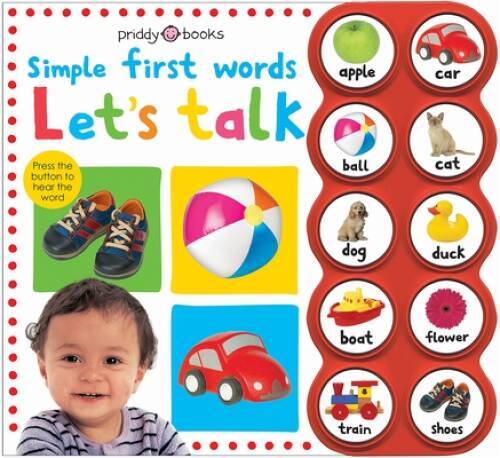 Simple First Words Let’s Talk – Board book By Priddy, Roger – GOOD