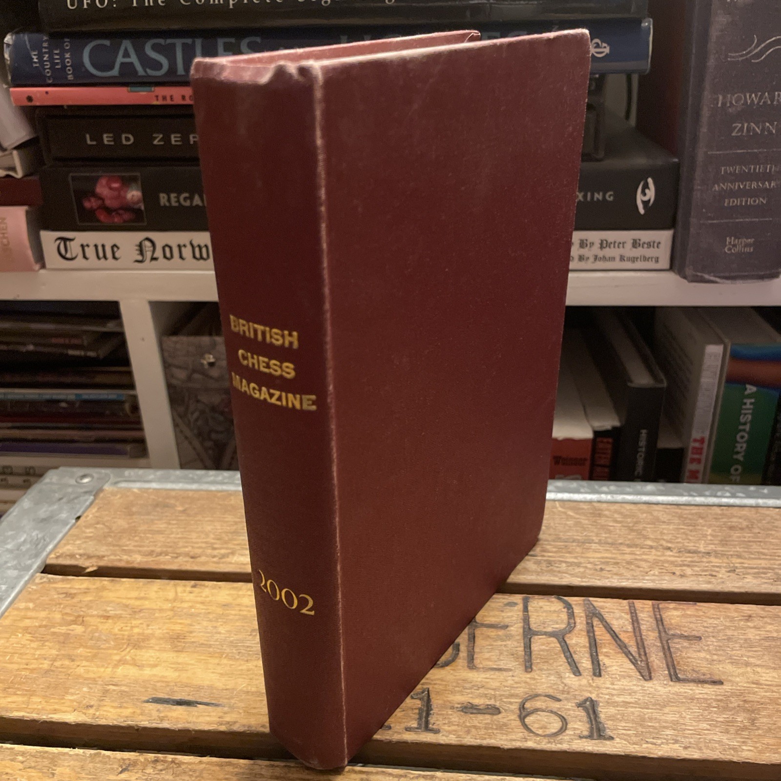 British Chess Magazine Bound Volume – Jan – Dec 2002 Hardcover GREAT BRITAIN