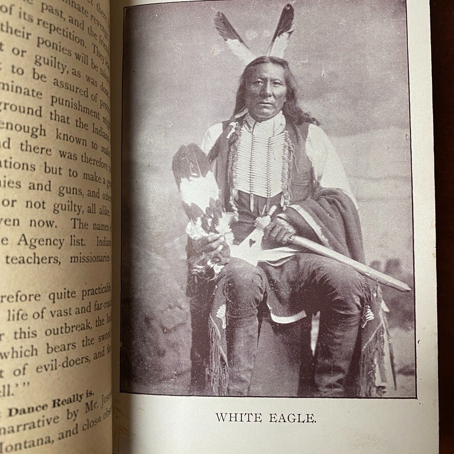 Indian Horrors or Massacres by the Red Men Death of Sitting Bull 1891 Illustrate