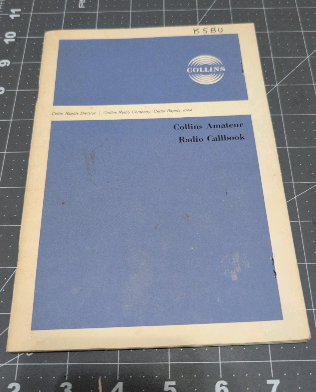 1964 (1st Edition) COLLINS AMATEUR RADIO CALLBOOK w original letter #ELECTRONIC