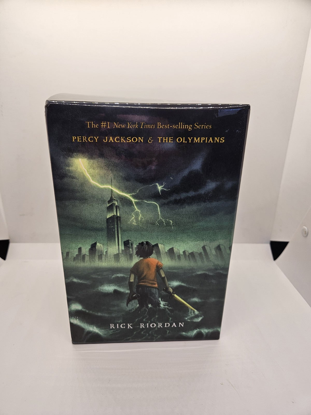 Percy Jackson and the Olympians Hardcover Box Set by Rick Riordan First Edition