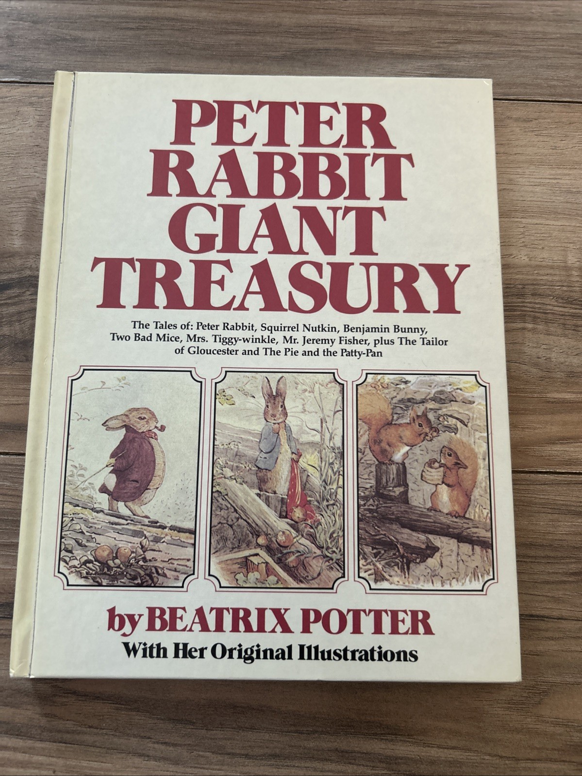Giant Treasury of Peter Rabbit by Beatrix Potter (1980, Hardcover)