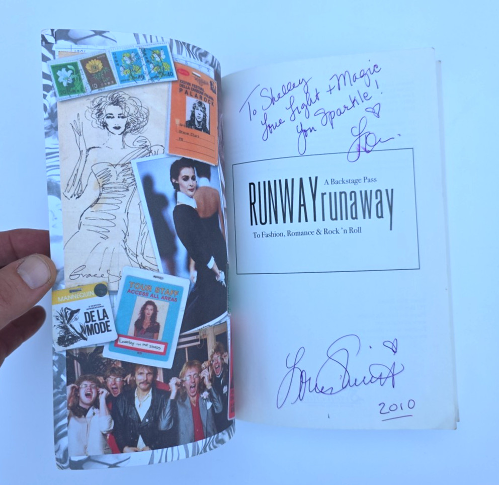 Signed Runway Runaway : A Backstage Pass to Fashion, Romance and Rock ‘n Roll