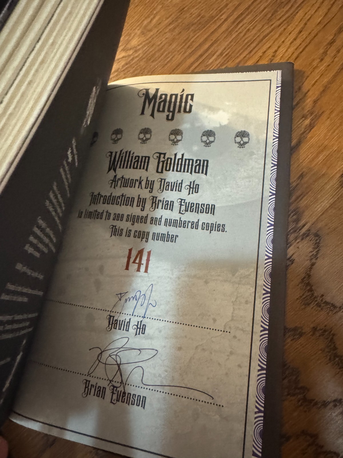 Centipede Press: Magic (William Goldman), Signed/Limited, #141