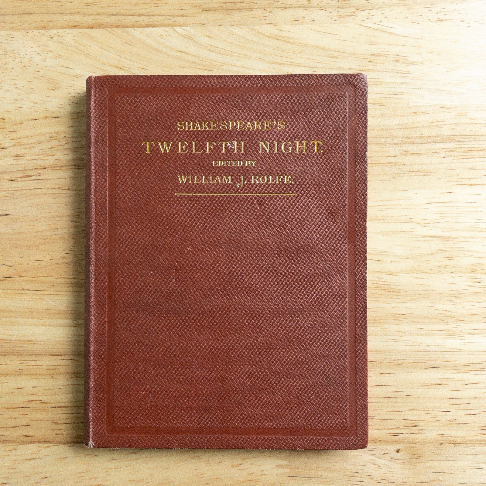 1893 Shakespeare TWELFTH NIGHT with Engravings Edited by William Rolfe