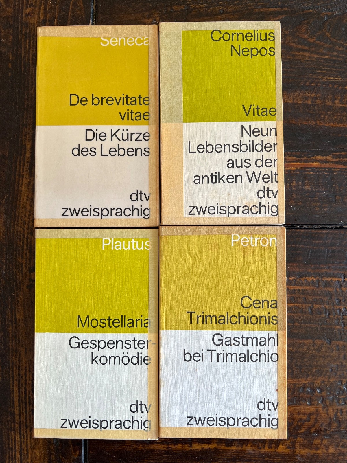 DTV Deutscher Taschenbuch Verlag – CORNELIUS NEPOS – Vitae PLAUTUS – Mostellia