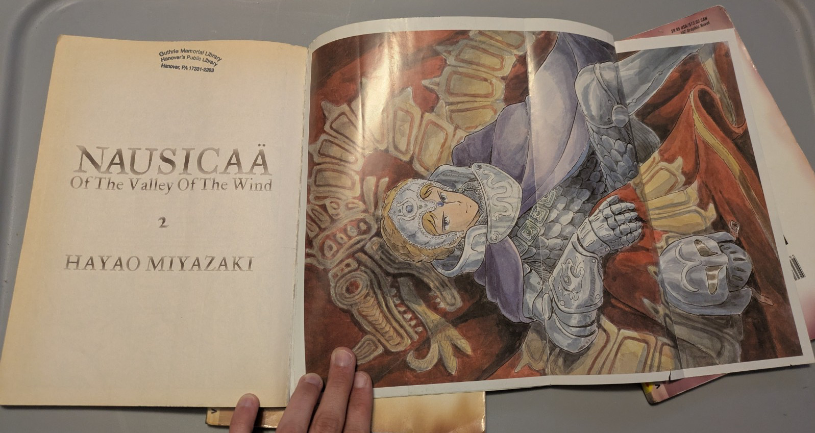 Lot of 3 Nausicaa of the Valley of the Wind Volume I, 2, 3 Library Copies