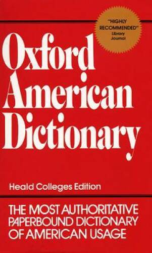 Oxford American Dictionary – Mass Market Paperback – ACCEPTABLE