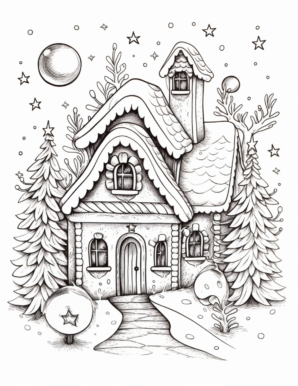 Christmas one colorings bookhours of fun for everyone