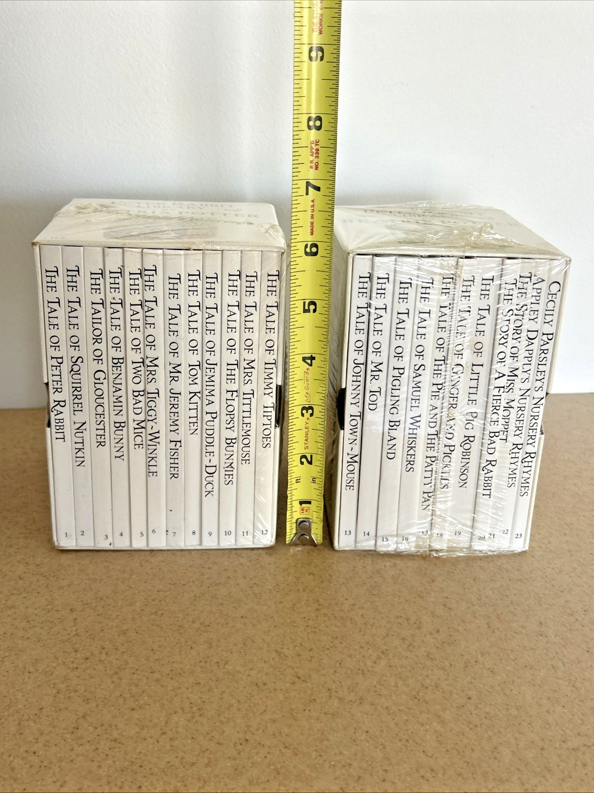 The Peter Rabbit Library Beatrix Potter 23 Volume Boxed Set Sealed NOS