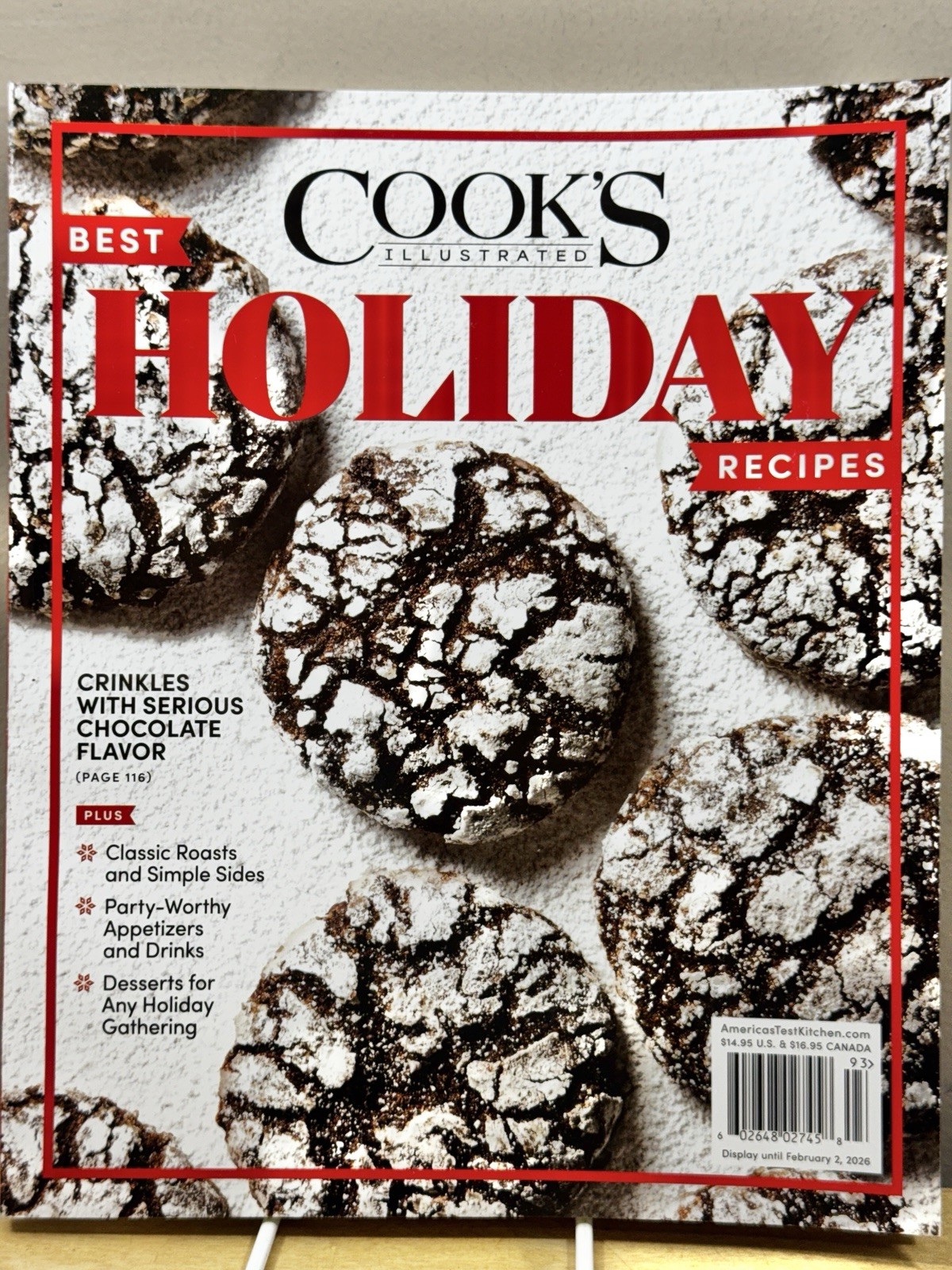 Cook’s Illustrated Magazine Best Holiday Recipes