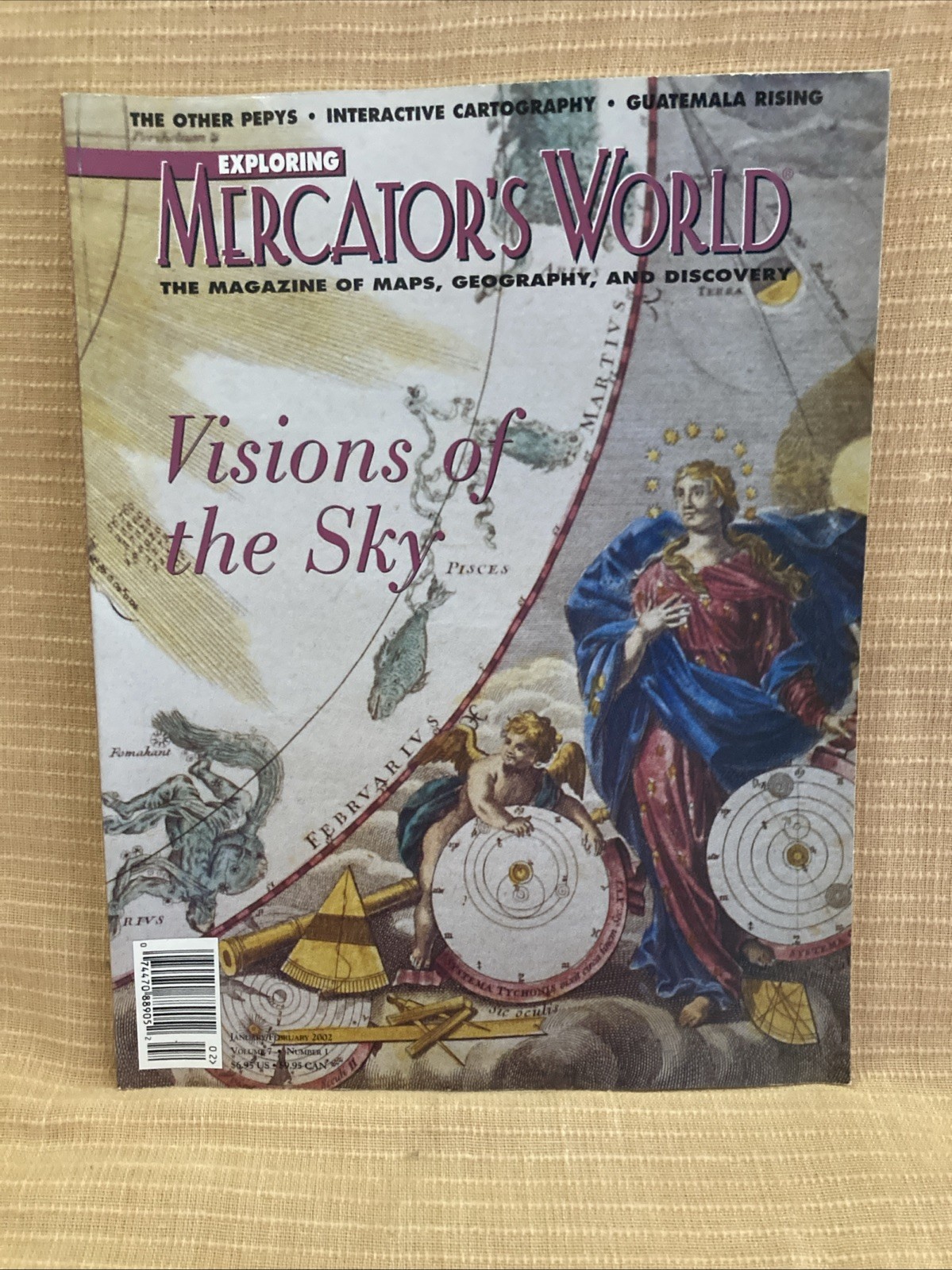 Mercator’s World Magazines 2002 Volume 7 Number 1-6 Maps, Atlases, Globes