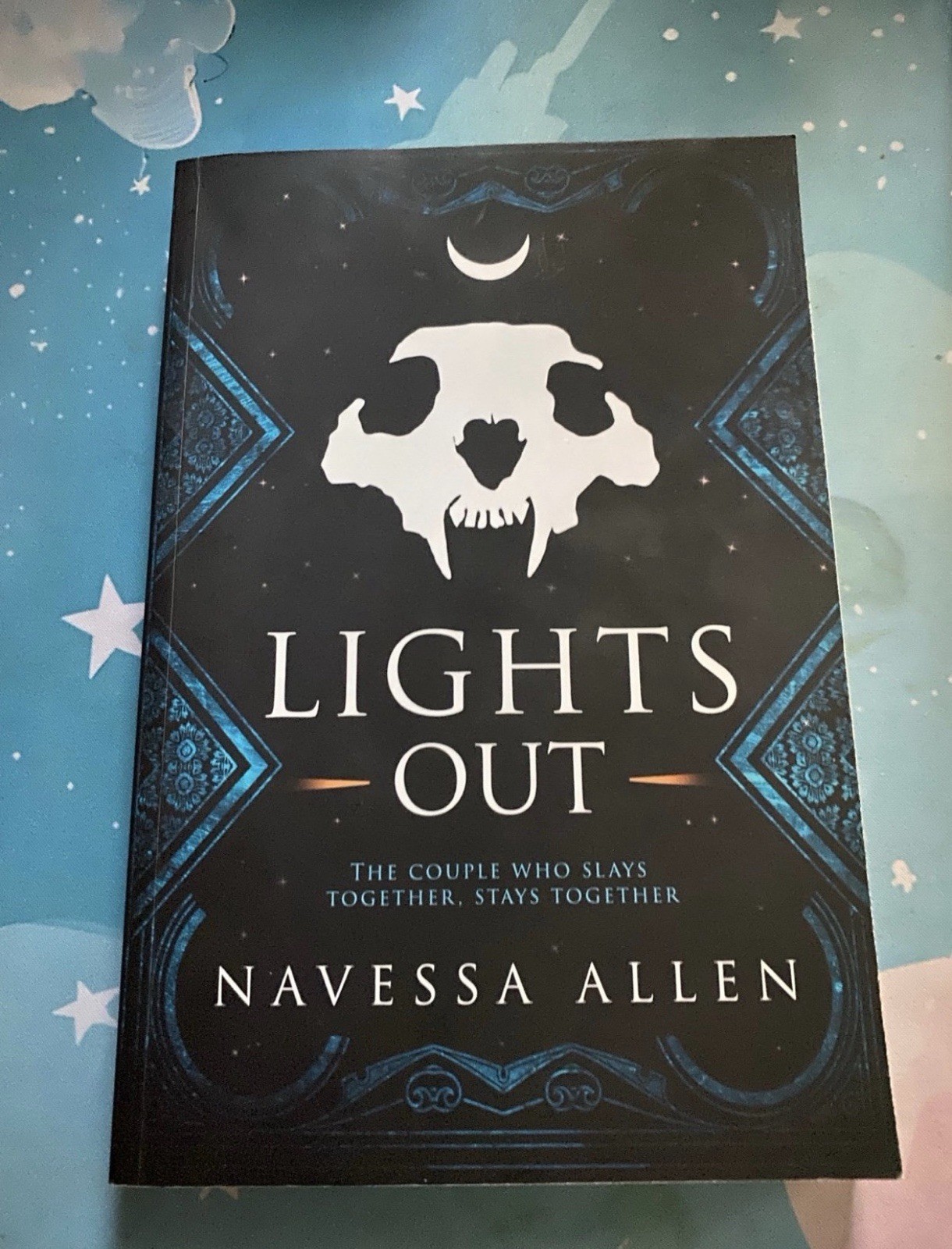 Lights Out by Navessa Allen Paperback Novel Romance Fiction (2024) OOP edition