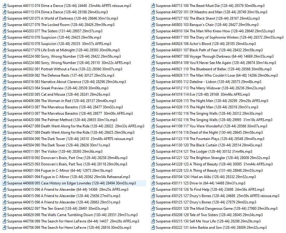SUSPENSE 1940S 500+ Unique Oldtime Radio Shows MP3 OTR On USB Flash Drive
