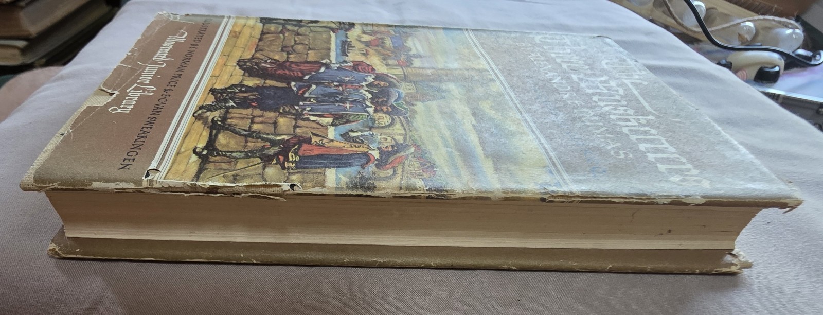 THE THREE MUSKETEERS Illustrated Junior Library ALEXANDRE DUMAS HC DJ 1953