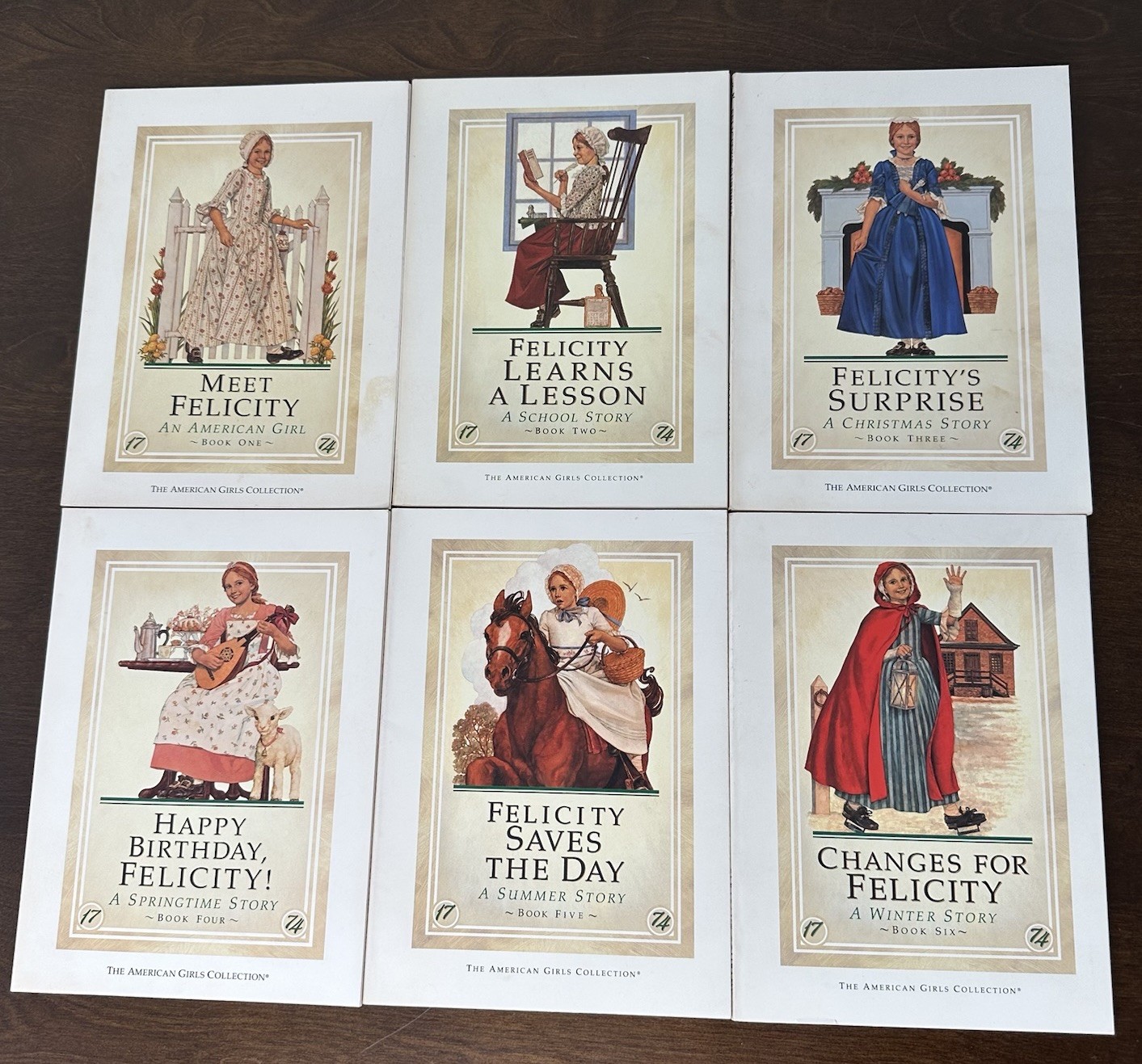 Felicity American Girl Collection Book Set First Edition Complete Pleasant White