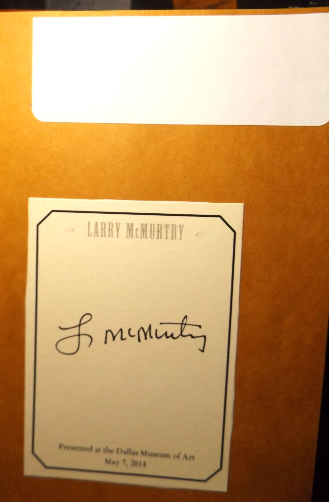 Lonesome Dove – Larry McMurtry 1985 HC.DJ. 1st. 2nd Prntg with Signed BP & Check
