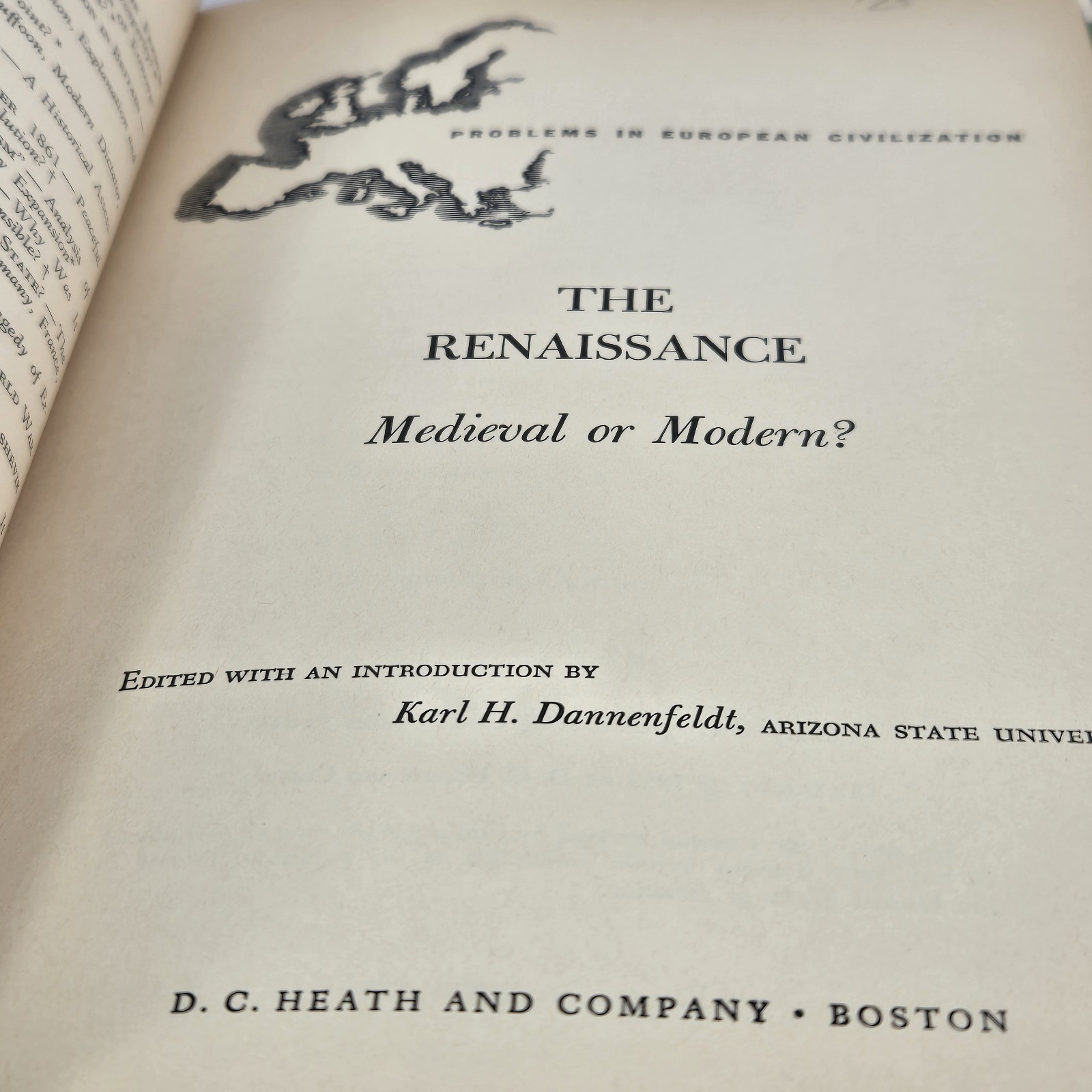 5 Problems in European Civilization History Books Heath and Company Academic