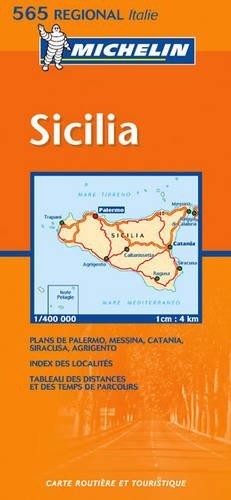 Sicilia (Michelin Regional Maps) Sheet map, folded Book The Fast Free Shipping