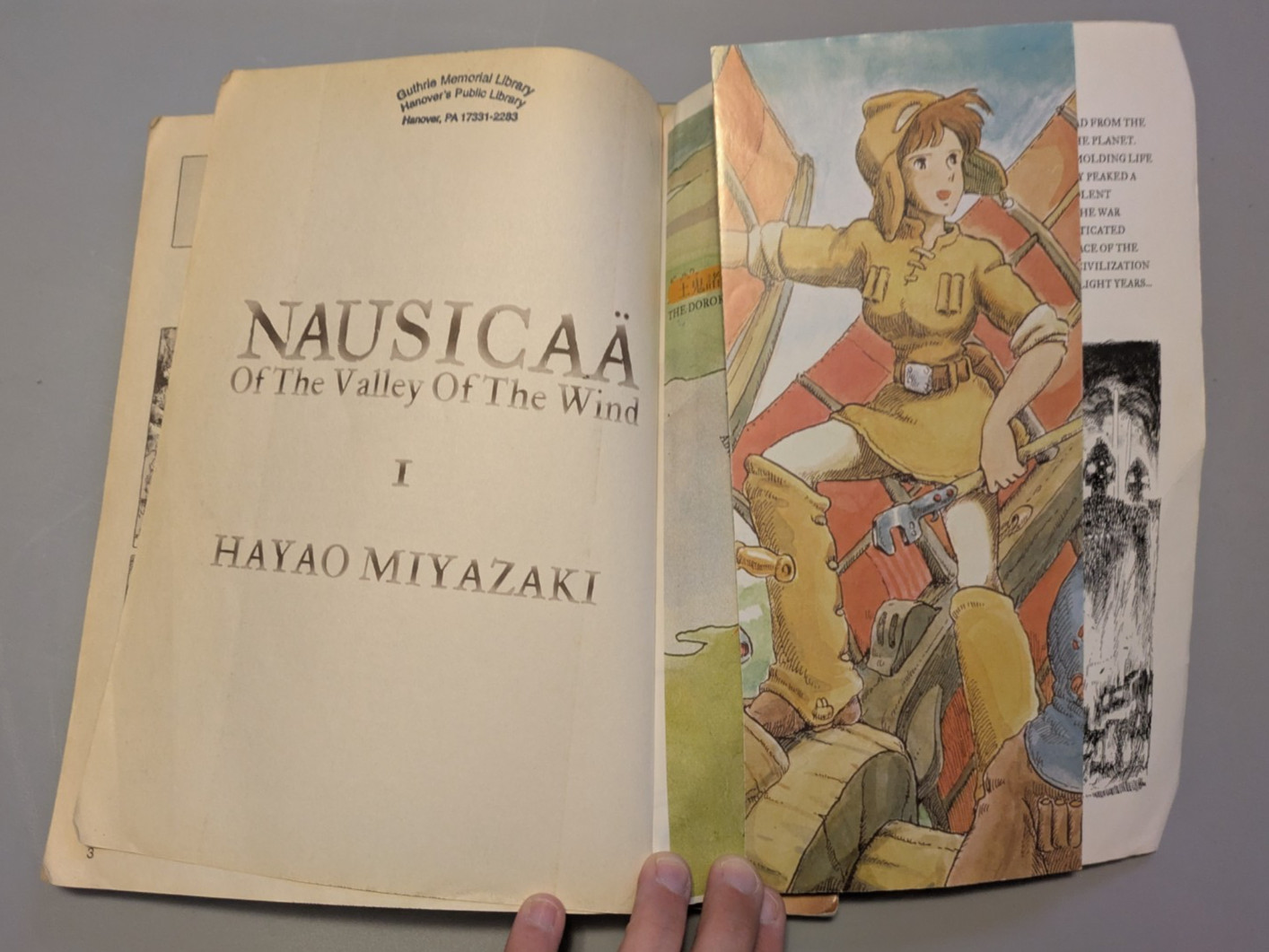 Lot of 3 Nausicaa of the Valley of the Wind Volume I, 2, 3 Library Copies